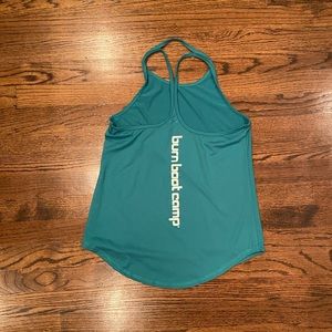 Burn Boot Camp Green Tank - Extra Small